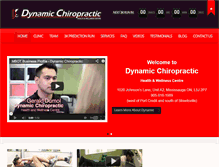 Tablet Screenshot of dynamicchirohwc.com